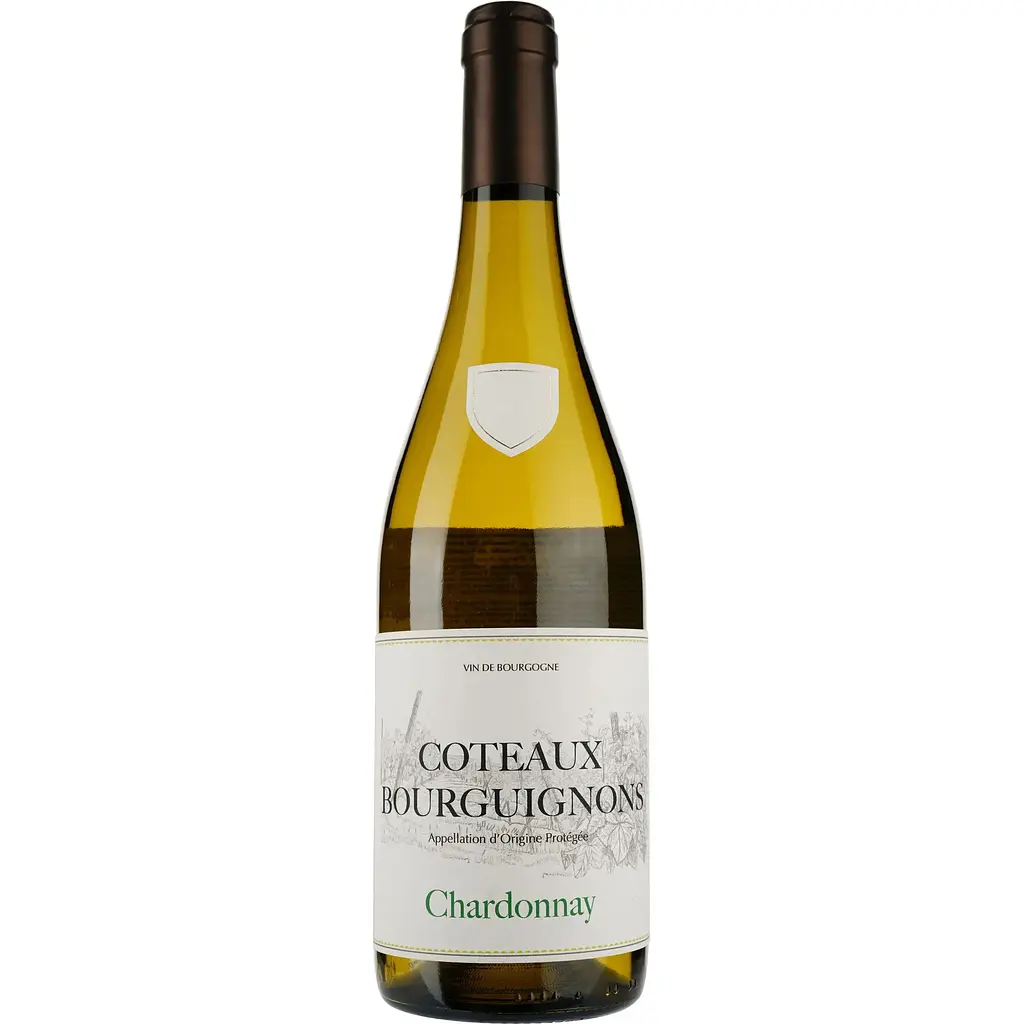 Вино Coteaux Bourguignons Chardonnay AOP 2020, белое, сухое, 0,75 л - фото 1