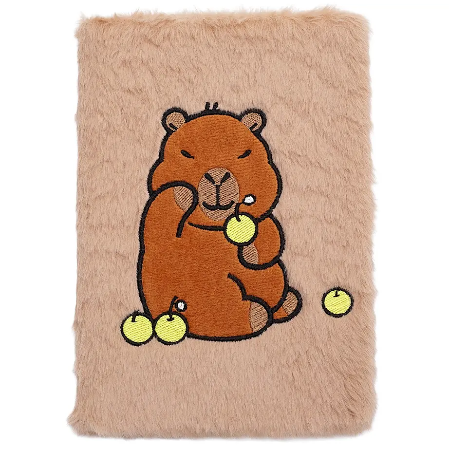 Блокнот плюшевый ZiBi Kids Line Capybara 2 А5 80 листов в клетку, дизайн в ассортименте (ZB.700016) - фото 10