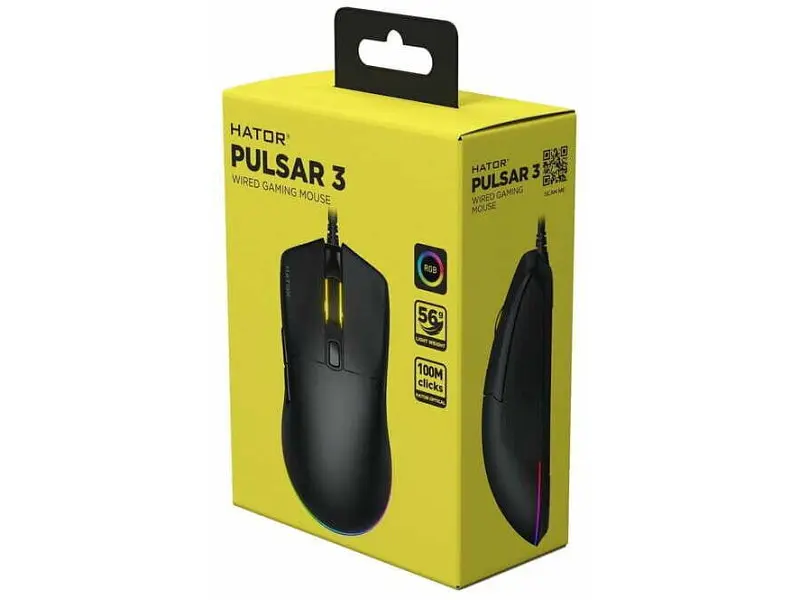 Миша Hator Pulsar 3 Black (HTM610) - фото 6