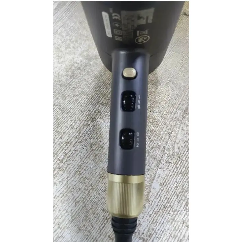 Фен для сушки укладки волос Grunhelm GHD-596G маленький дорожный мини компактный 1800 Вт синий - фото 6