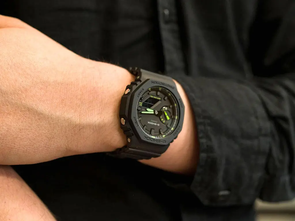Годинник наручних чоловічий Casio GA-2100-1A3ER - фото 8
