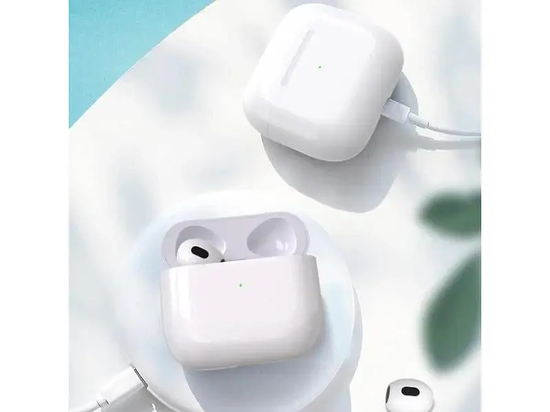 Навушники TWS Aspor A615 2nd generation White - фото 2