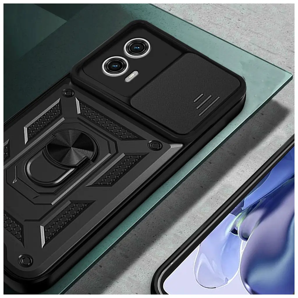Чохол до мобільного телефона BeCover Military Motorola Moto G73 Black (709982) - фото 3