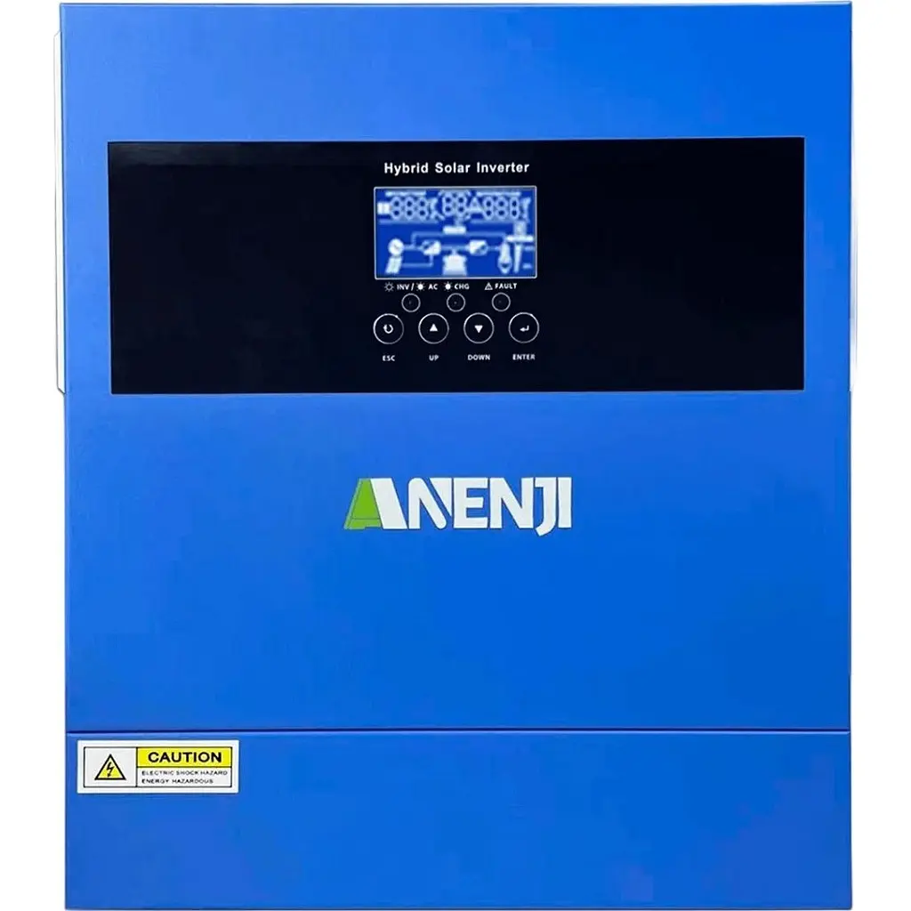 Гібридний сонячний інвертор Anenji ANJ-4000W-24V-WIFI [168474] - фото 3