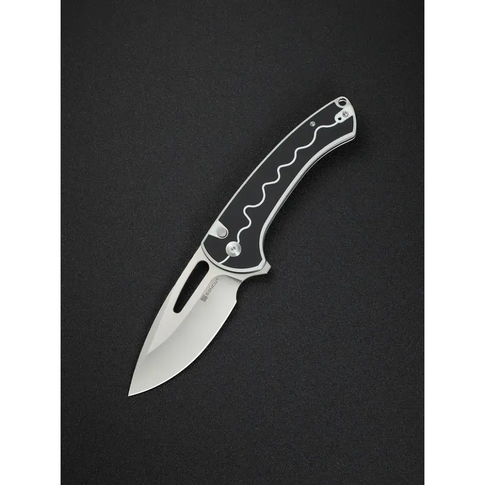 Ніж Sencut Squiggy, White/Black G10, Satin (S24082A-1) - фото 8