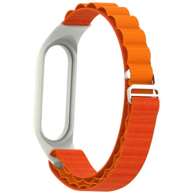 Ремінець до фітнес браслета Armorstandart AlpinaStyle Band для Xiaomi Mi Band 7/6/5/4 Orange (ARM64989) - фото 2