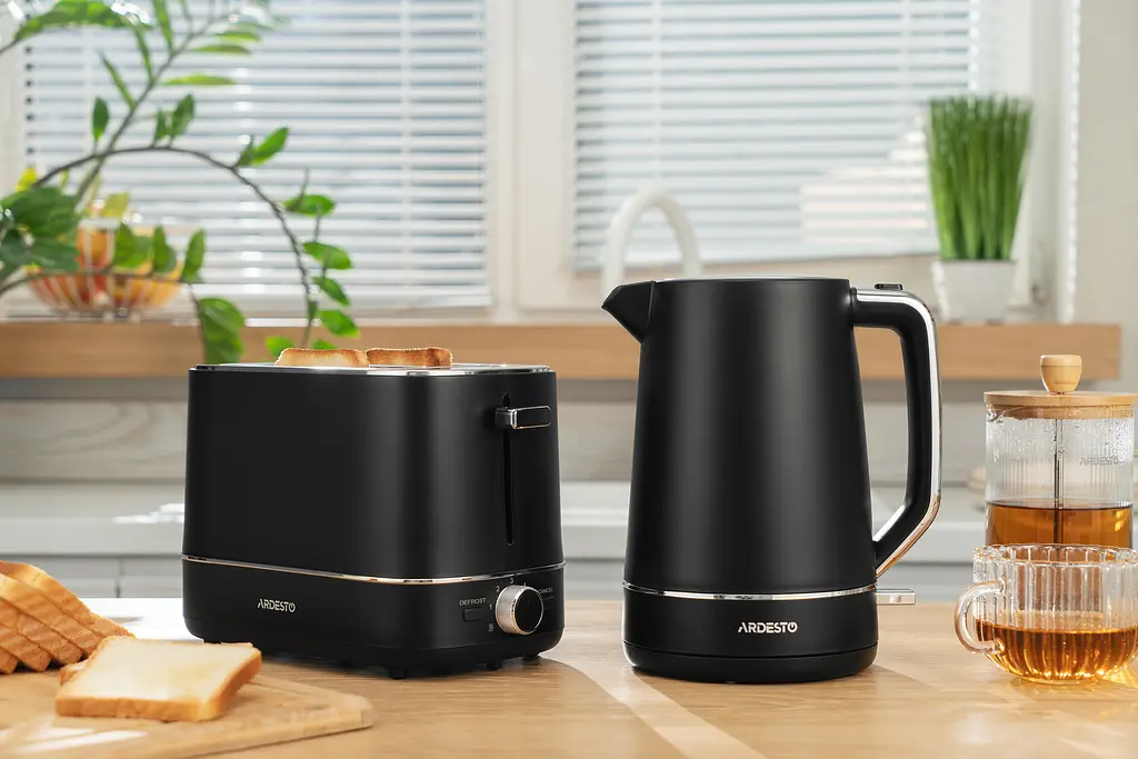 Електрочайник Ardesto Timeless Elegance 1.7 л Otter пластик чорний матовий kuh0015295 - фото 9