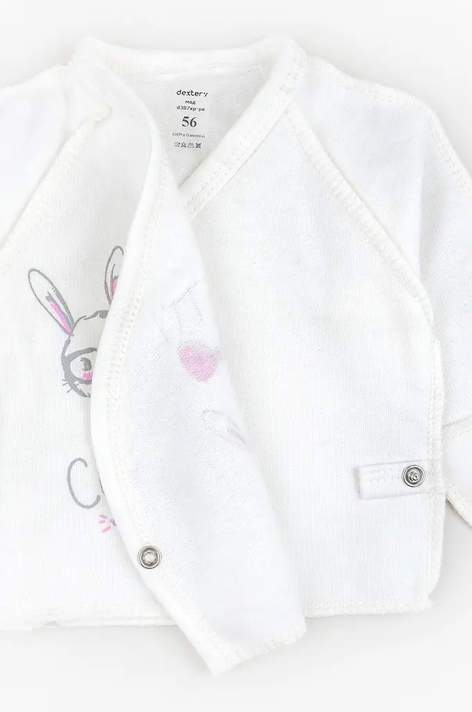 Набір для новонародженої в пологовий з начосом з трьох предметів Bunny - фото 3