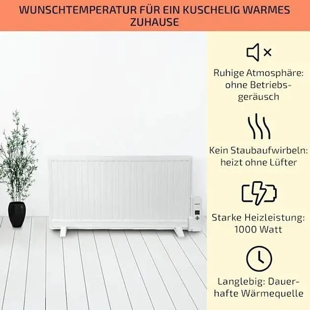 Масляный обогреватель OneConcept Wallander 1000W (10033102) - фото 2