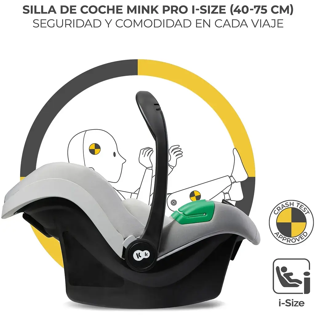 Коляска універсальна 3 в 1 Kinderkraft Moov 2 Air Light Gray (KSMOOV02LGR3000) - фото 11