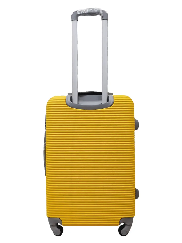 Валіза середня M ABS-пластик Milano bag 004 66×44×28,5см 75л Жовтий - фото 3