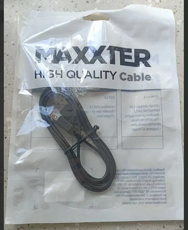Кабель - подовжувач Maxxter USB - USB 2.0 (AM to AF) мама - тато 1.8 м чорний (U-AMAF-6) - фото 3