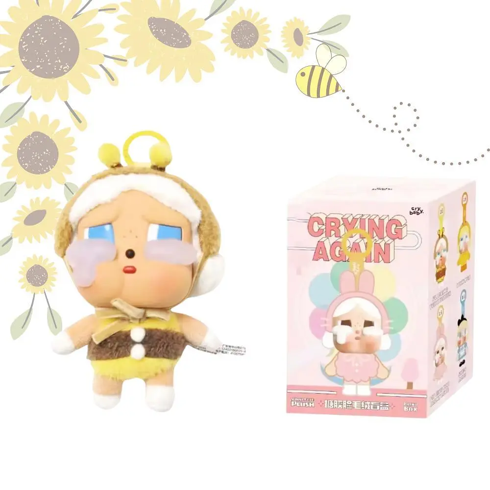 М'яка іграшка сюрприз Крайбейбі Crying Again у стилі Лабубу коллекційна фігурка брелок Cry Baby - фото 3