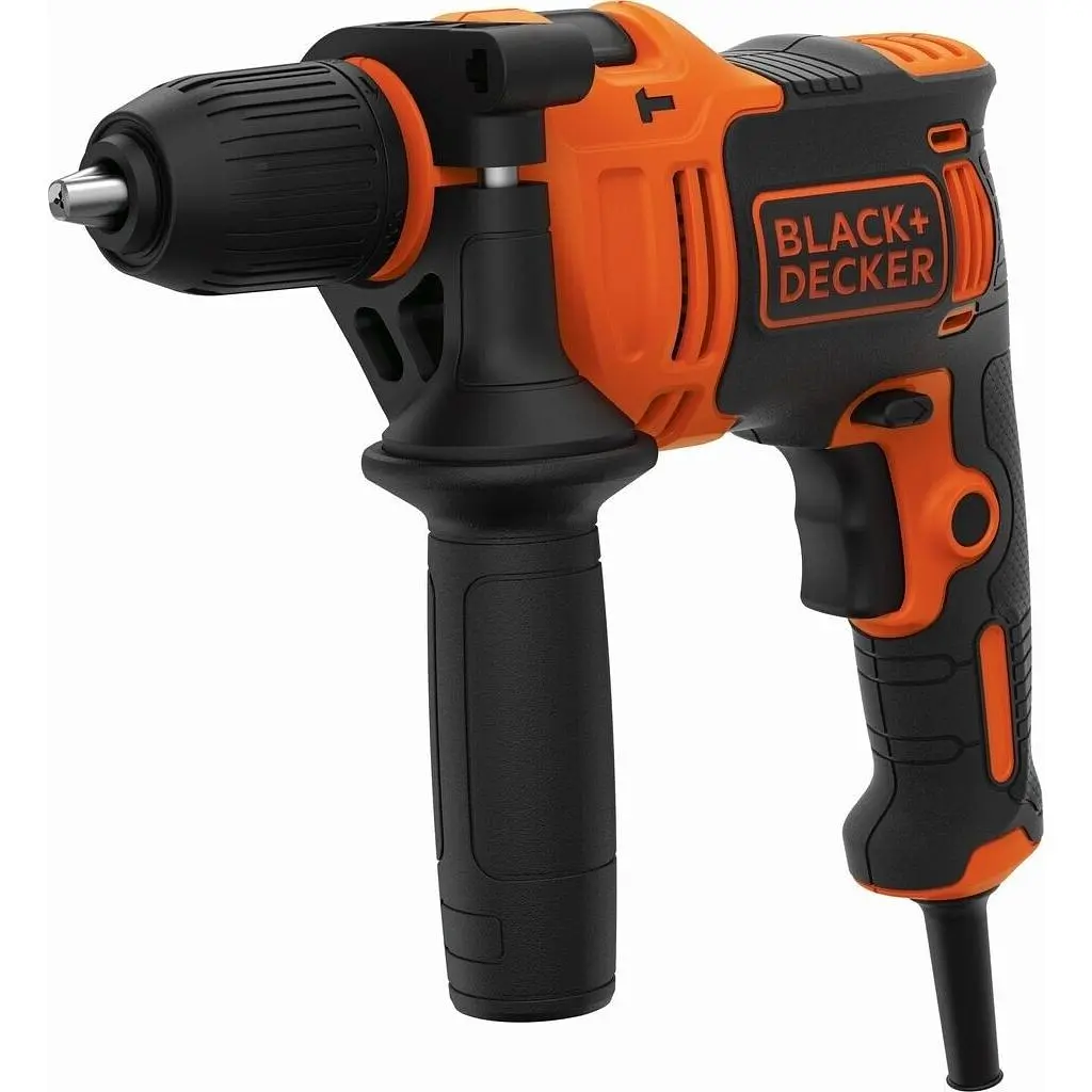 Дрель ударная Black+Decker 710 Вт (BEH710-QS) - фото 2