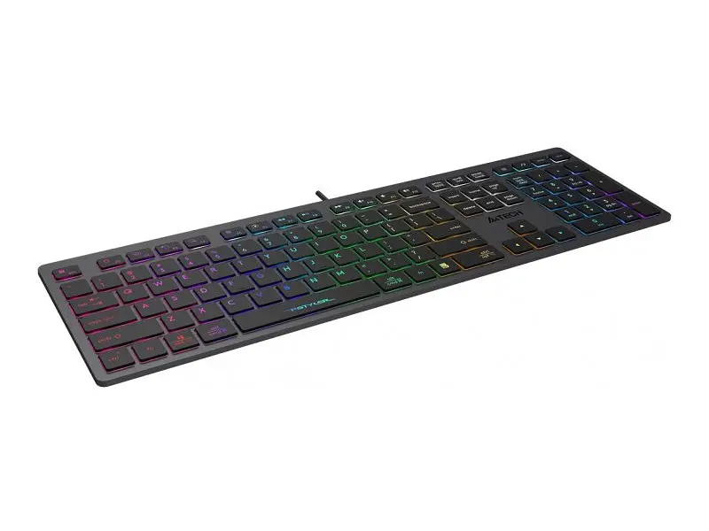 Клавіатура A4Tech FX60H Grey Neon Backlit - фото 2