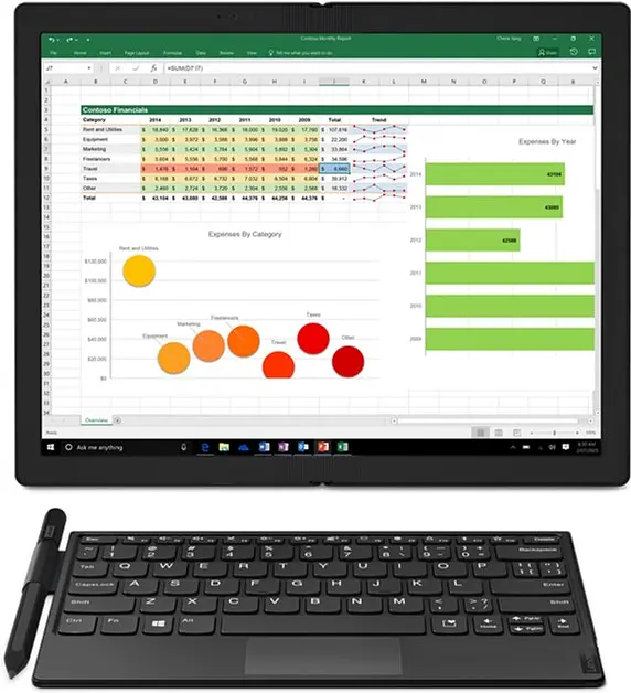 Ноутбук Lenovo ThinkPad X1 Fold 13.3QXGA Oled Touch/Intel i5-L16G7/8/512F/int/W10P (20RL0016RT) - фото 5