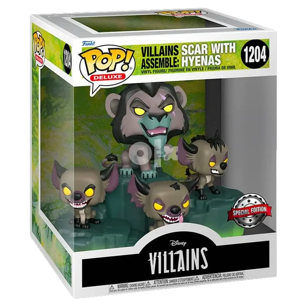Фигурка Funko Король Лев Шрам с гиенами The Lion King Scar with Hyenas 15 см Exclusive LK SH 1204 - фото 3