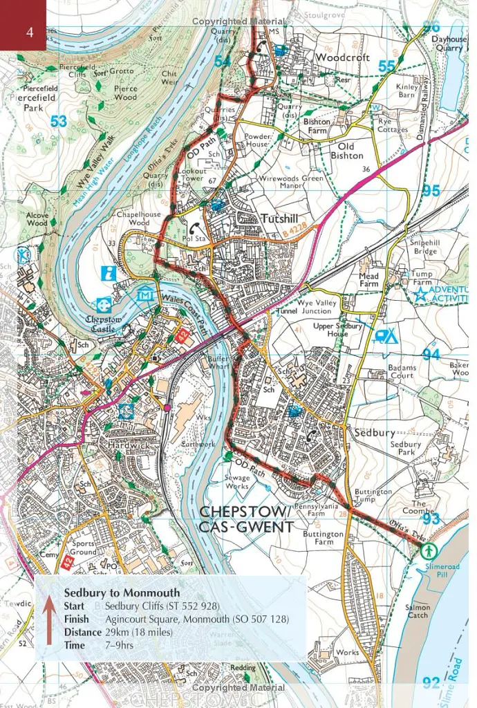 Offa's Dyke Map Booklet - Майк Данн - фото 7
