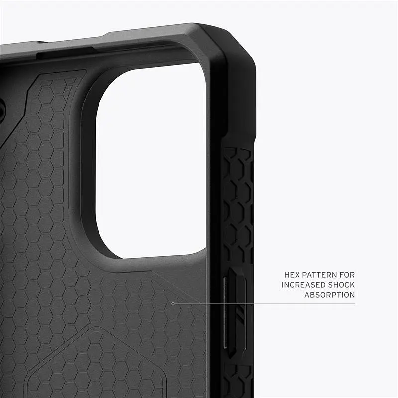 Чохол-накладка Urban Armor Gear Monarch Pro Magsafe для Apple iPhone 15 Pro Kevlar Black (114221113940) - фото 2