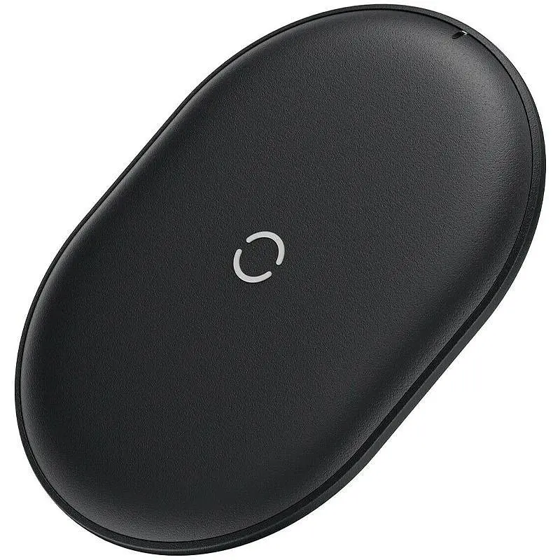 Бездротовий зарядний пристрій Baseus Cobble Wireless Charger 15W WXYS-01 Black - фото 2