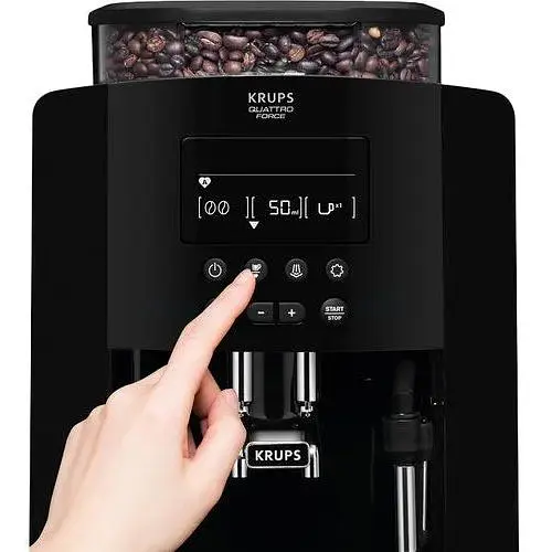 Кофемашина Krups Arabica 1.8 л зерно черное - фото 5