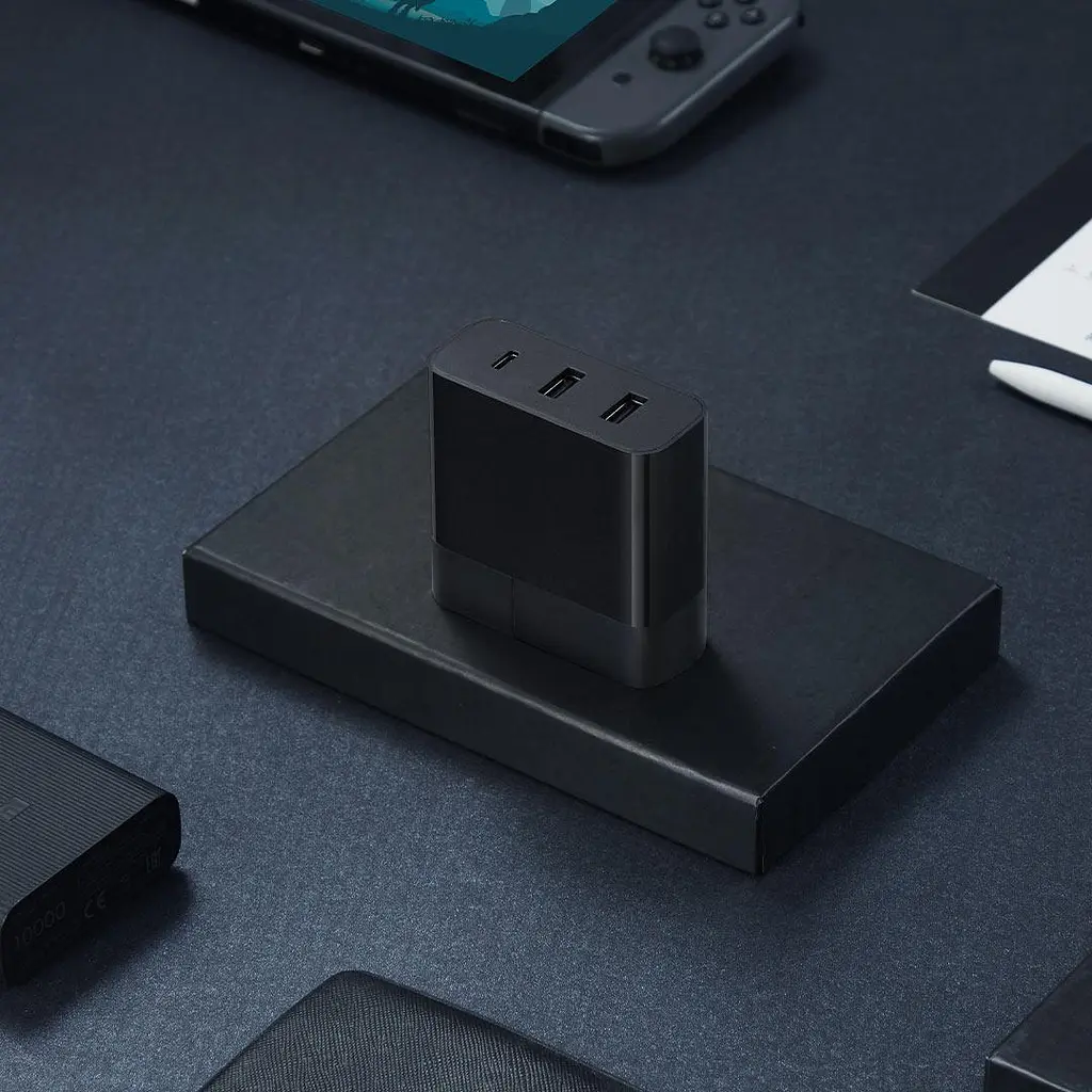 Зарядний пристрій XiaomiZMI Fast Charging 65W 2-USB + UCB-C Black - фото 10