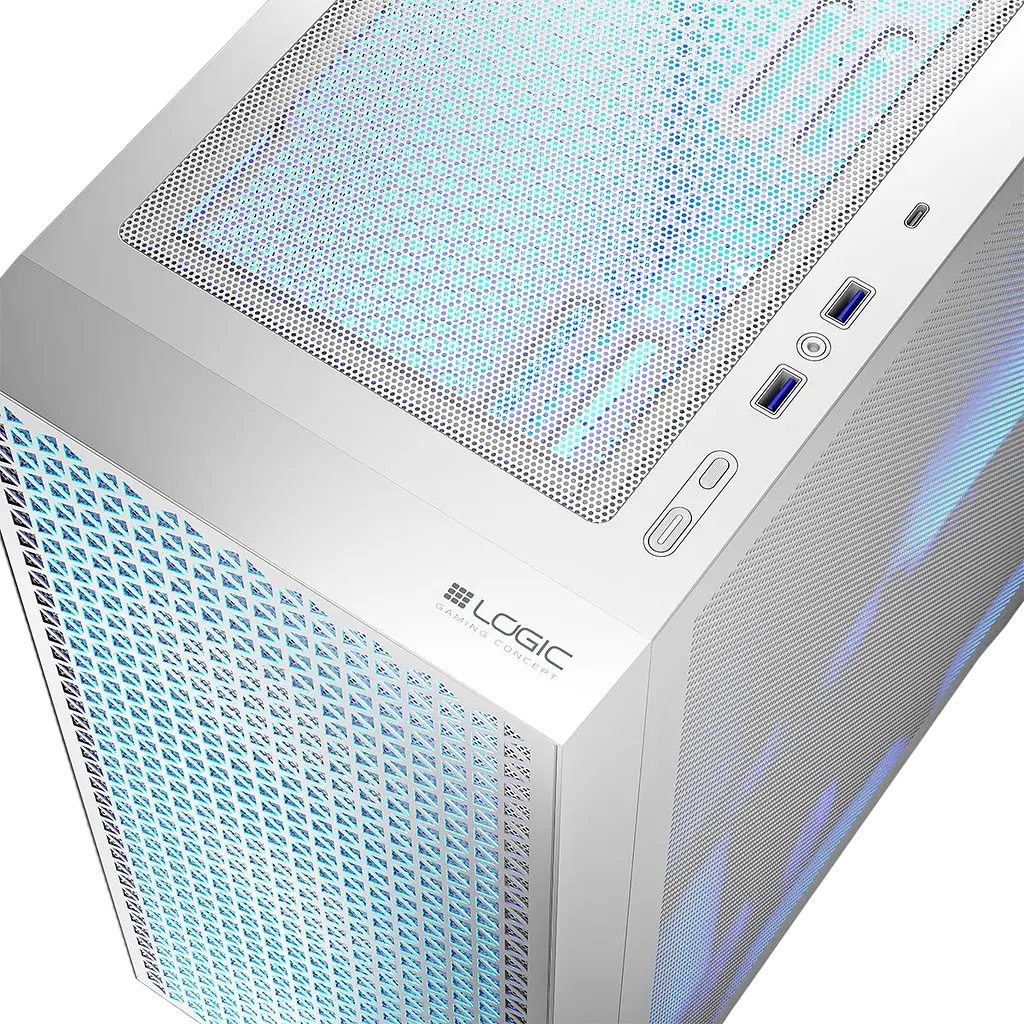 Корпус LogicConcept Dart Pro ARGB Midi White (AT-DART-PRO-ARGB-20) - фото 4