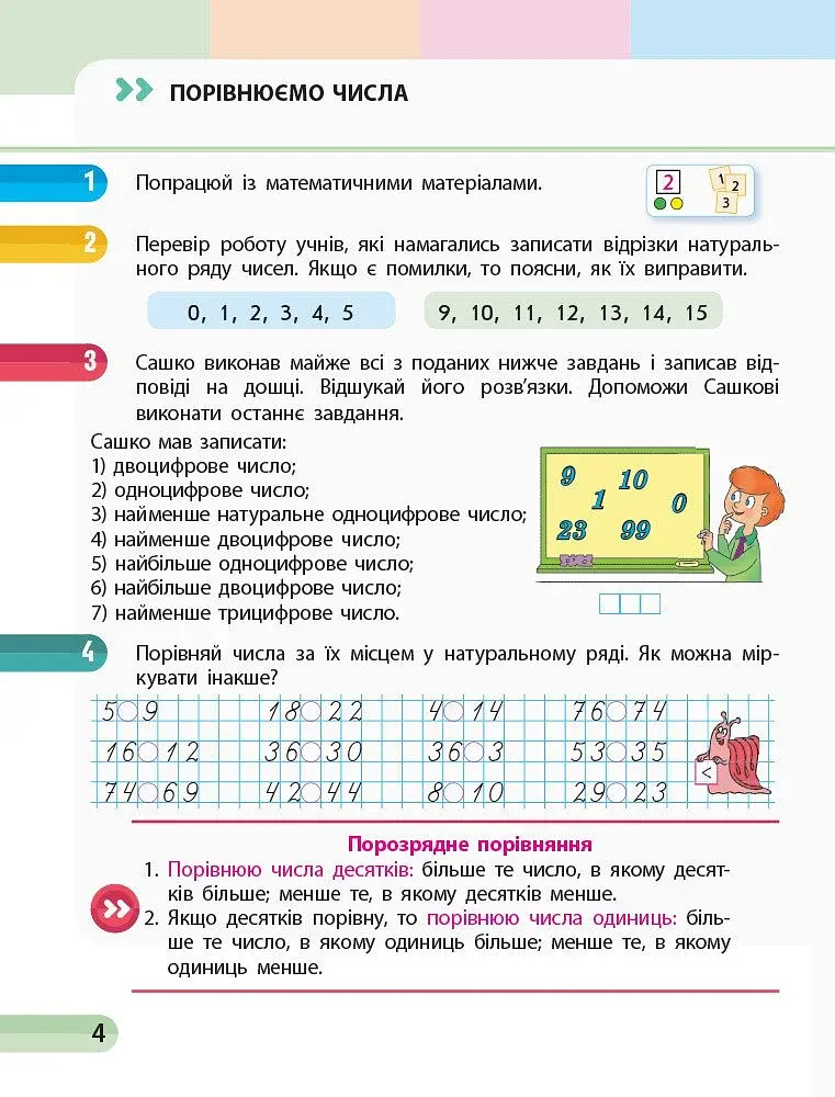 Математика. 2 клас. Навчальний зошит у 4-х частинах до підручника Скворцової С.О., Онопрієнко О.В. Частина 1 - фото 5
