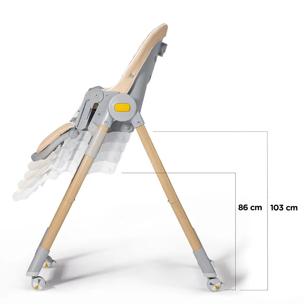Стільчик для годування Kinderkraft Lastree Grey 2 в 1 (5902533917174) - фото 8