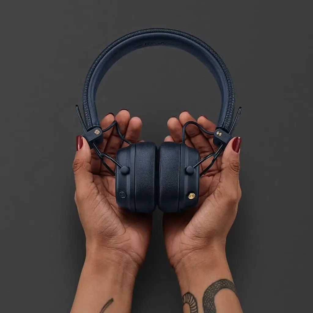 Навушники Marshall Major V Midnight Blue (1008144) [145781] - фото 4