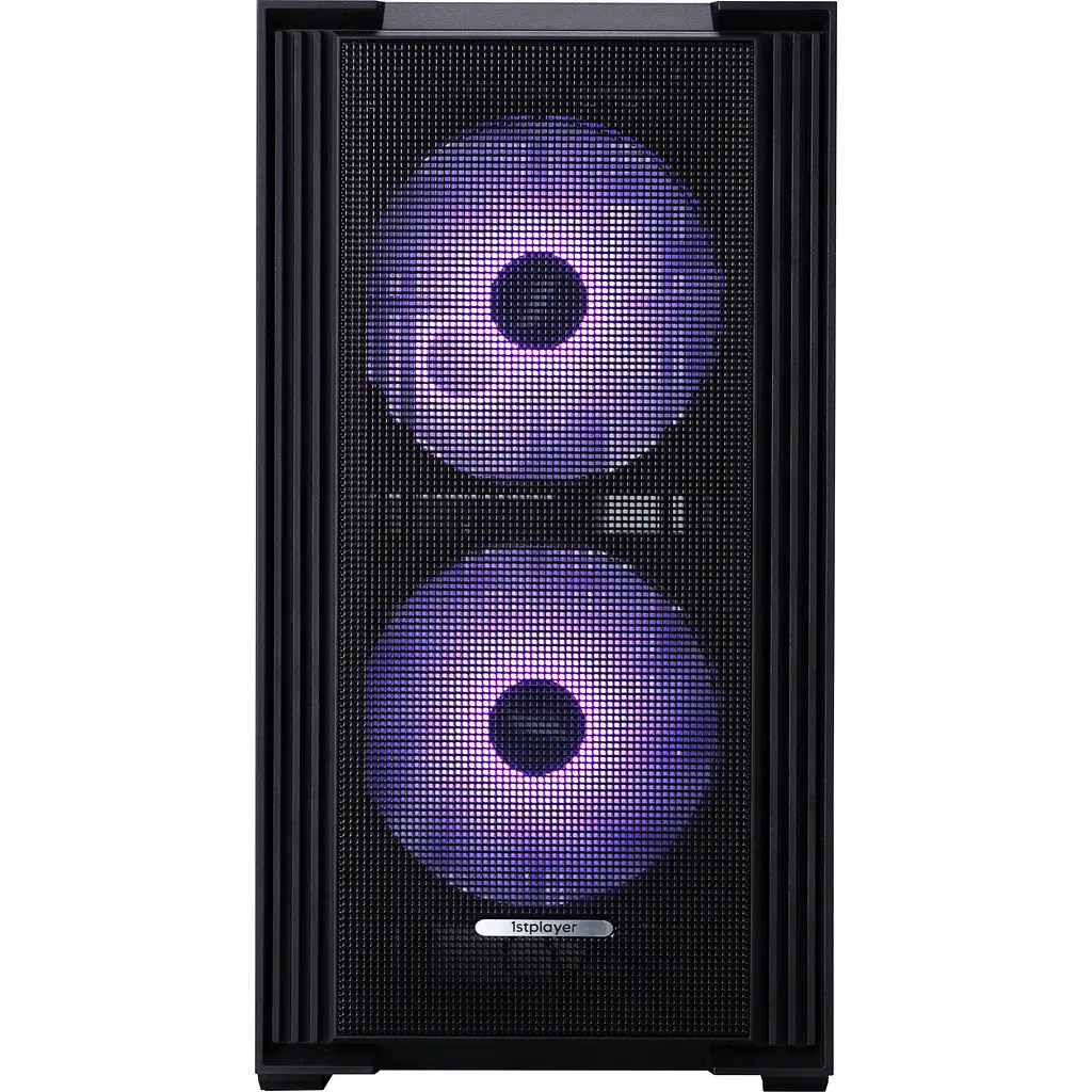 Корпус 1stPlayer AU6-BK-2FA7-14-2FA7R-1FA7 Black (AU6-BK-2FA7-14-2FA7R-1FA7) - фото 14