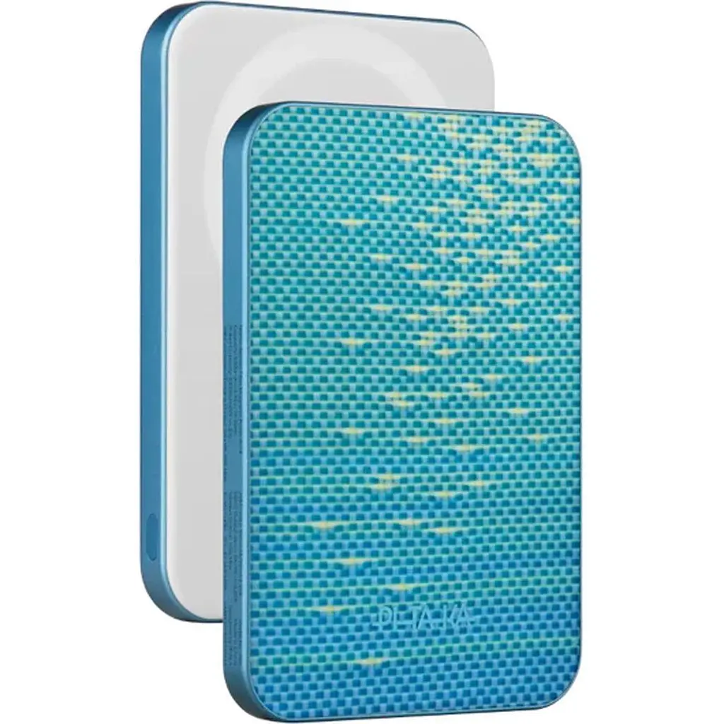 Зовнішній акумулятор Pitaka Aramid Fiber Magnetic 5000mAh 20W Lucid Blue (PBQ2507) [161465] - фото 2