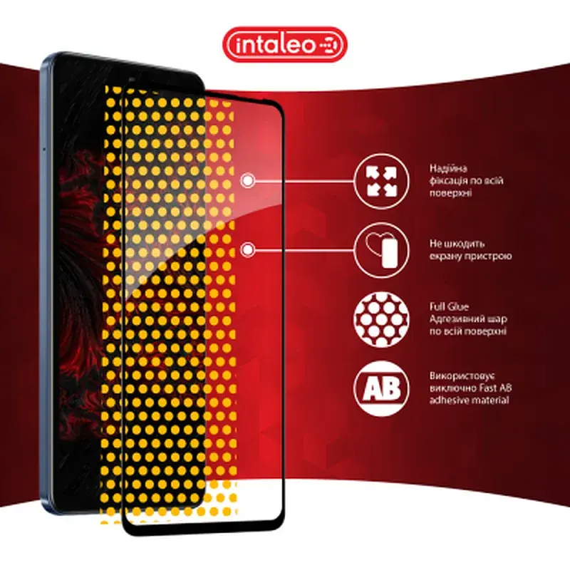 Скло захисне Intaleo Full Glue Infinix Hot 50 4G Black (1283126607318) - фото 7
