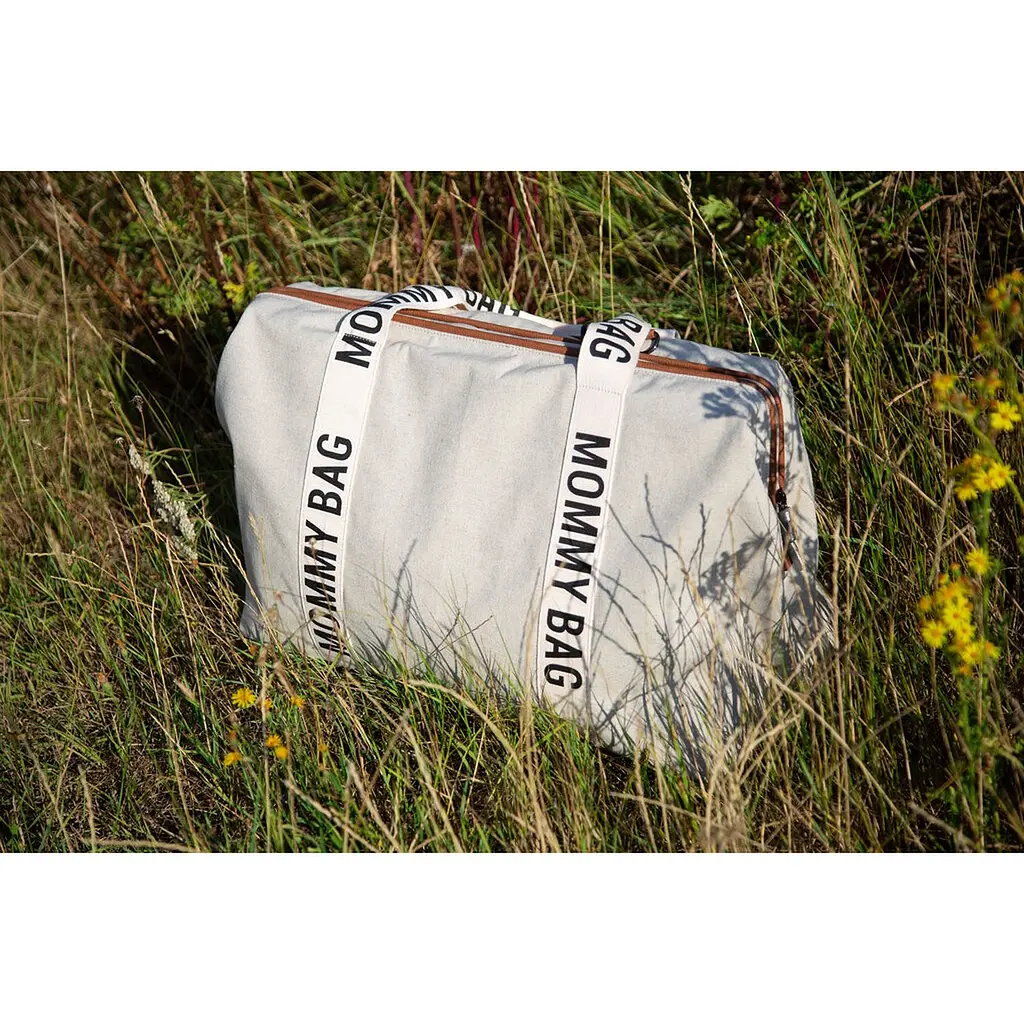 Сумка Childhome Mommy bag Signature - Canvas White, біла (CWMBBSCOW) - фото 19