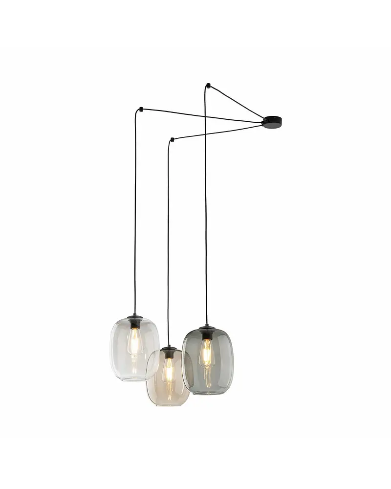Підвісний світильник TK Lighting 5972 Elio E27 3x15W IP20 Bk - фото 2