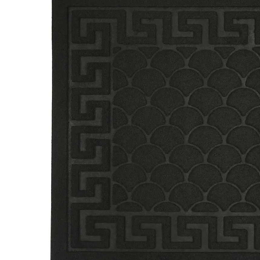 Килимок придверний Eco Fabric Луска без кромки чорний 45 х 75 см (4575-001) - фото 7