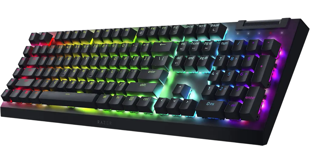 Клавіатура RAZER BlackWidow V4 X Green Switch RU RGB Black (RZ03-04700800-R3R1) - фото 2