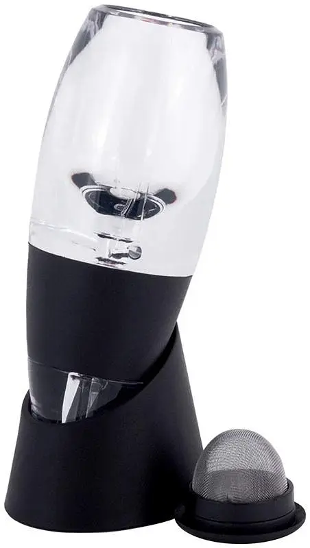 Декантер для вина акриловый с фильтром и подставкой Kamille 15х7х5.5 см kuh0009888 - фото 2