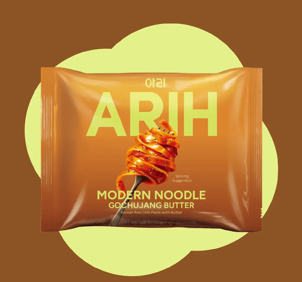 Локшина ARIH Modern Noodles Gochujang Butter 135г - фото 3