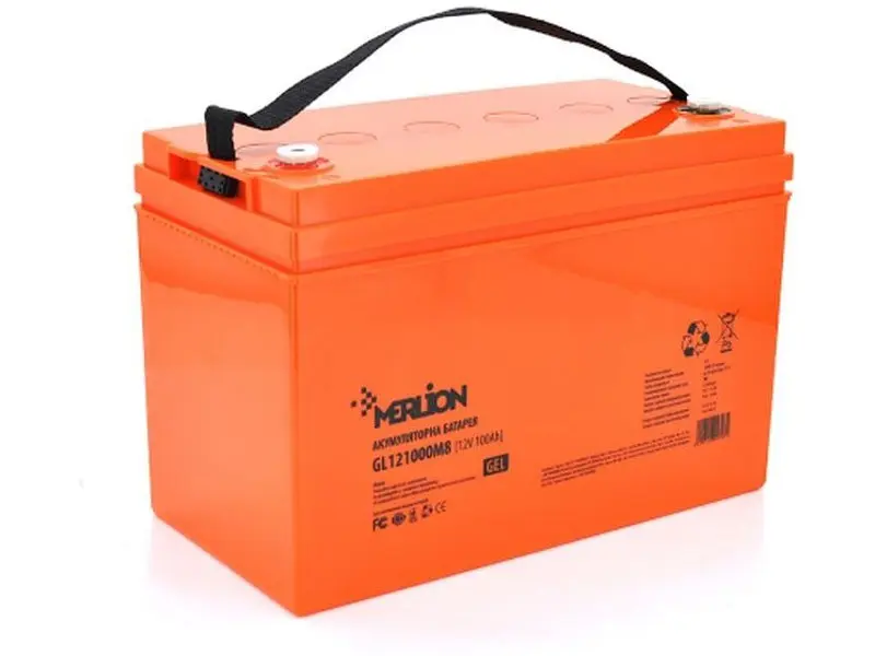 Акумулятор для ДБЖ/інвертора MERLION 12V-100 Ah (GL121000M8 GEL) - фото 2