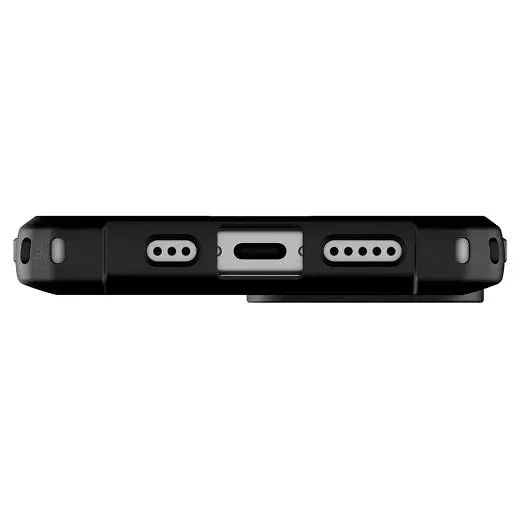 Протиударний чохол UAG Metropolis LT with MagSafe Kevlar Black для iPhone 15 (114315113940) - фото 5