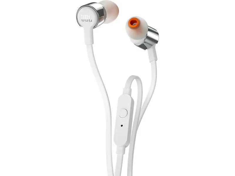 Навушники з мікрофоном JBL T210 Grey (jblT210GRY) - фото 2