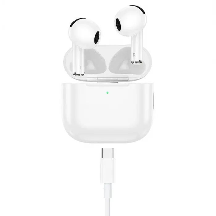 Беспроводные наушники вкладыши Bluetooth Hoco EW78 с зарядным кейсом Белые - фото 3