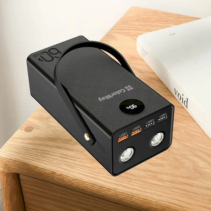 Повербанк ColorWay Powerful 60000 mAh Black (CW-PB600LPA5BK-PDD) - фото 9