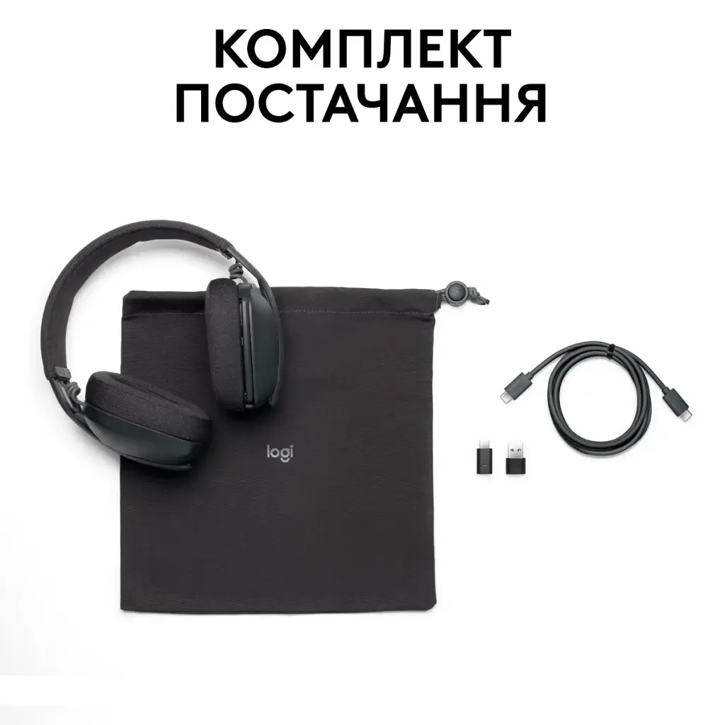 Навушники Logitech Zone Vibe Wireless MS Graphite (981-001157) - фото 9
