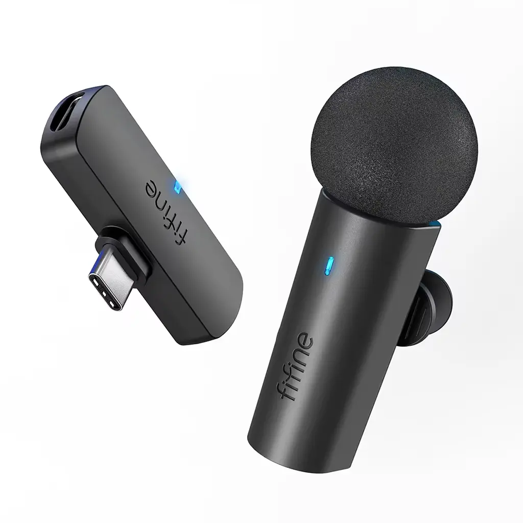Мікрофон петличний бездротовий Fifine M6 Black