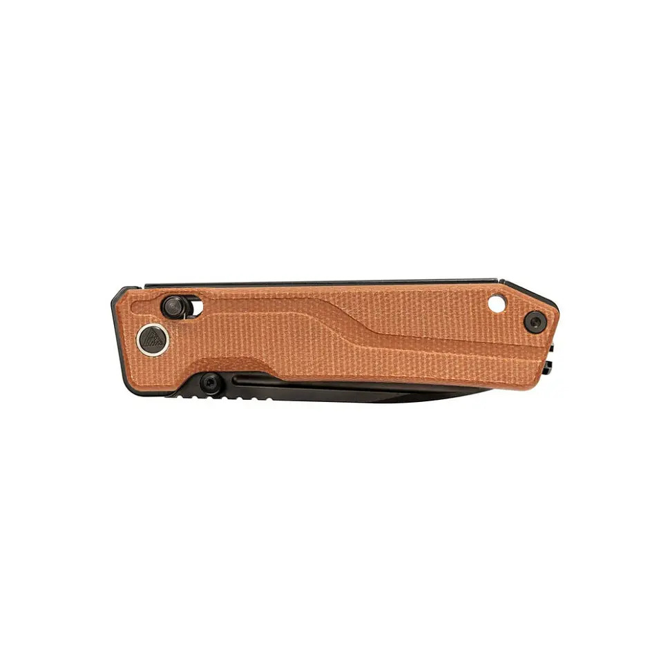 Ніж складаний туристичний SRM Rubik 7228B-MN2 (8.7 см) 140Cr / Micarta коричневий - фото 4