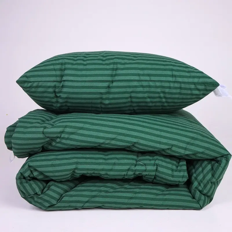 Набір MirSon №1049 Сolor Fun Line Stripe Emerald Silk 155 х 215 см смарагдовий (2200010883817) - фото 4