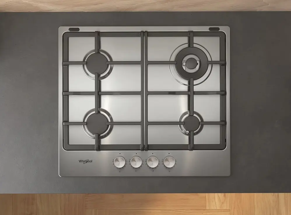 Варильна поверхня газова Whirlpool TKRL661IXEU 60 см чугун - фото 9
