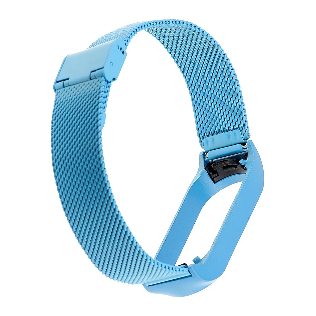 Ремешок Миланская Петля Mi Band 5/6 Sky Синий - фото 2
